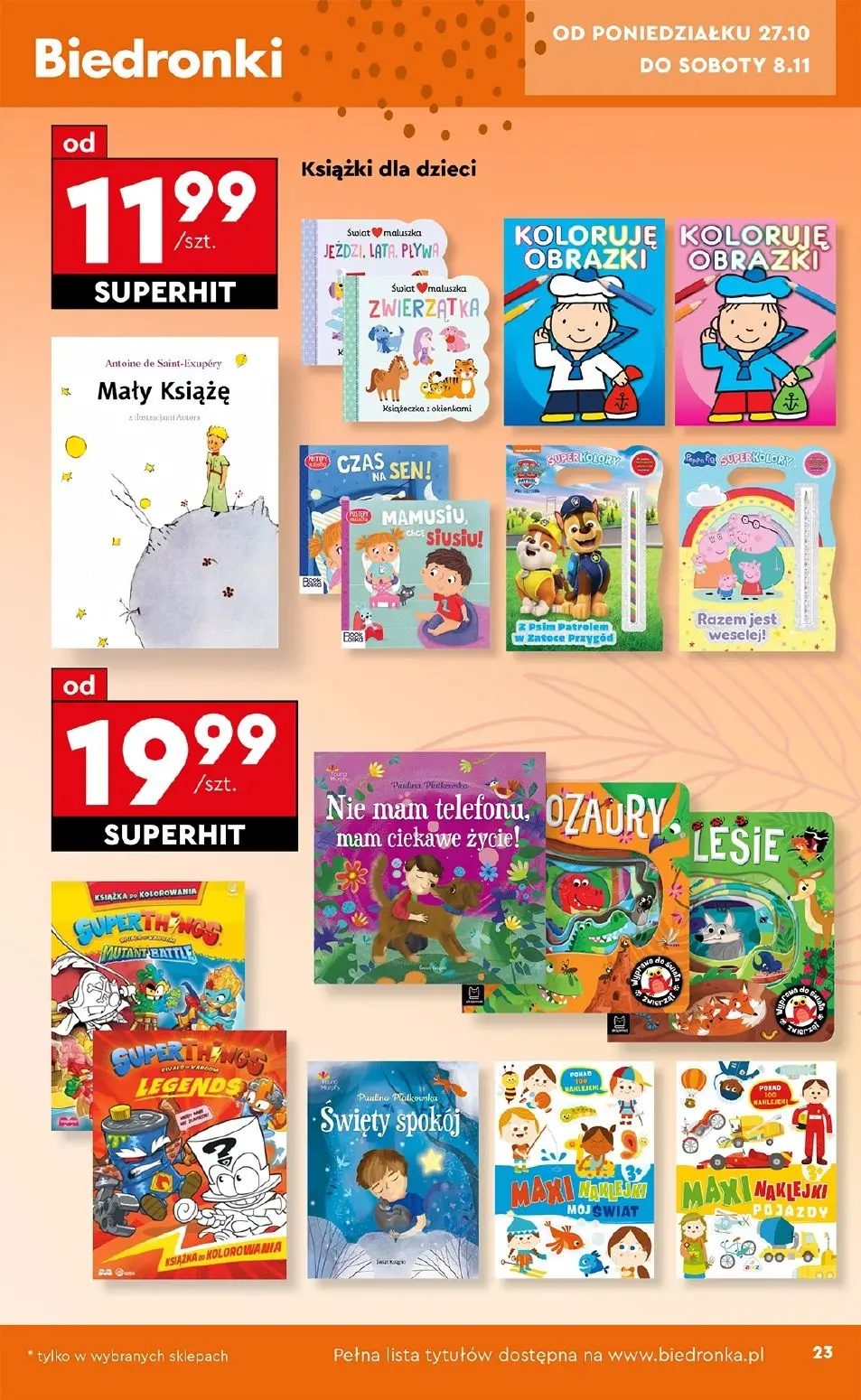 gazetka promocyjna Biedronka Hity i inspiracje - Strona 23