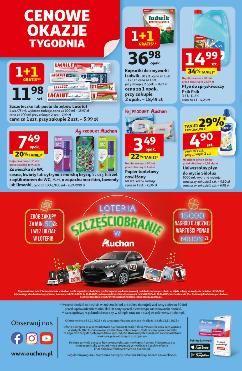 gazetka promocyjna Auchan Supermarket Loteria szczęściobranie - Strona 8