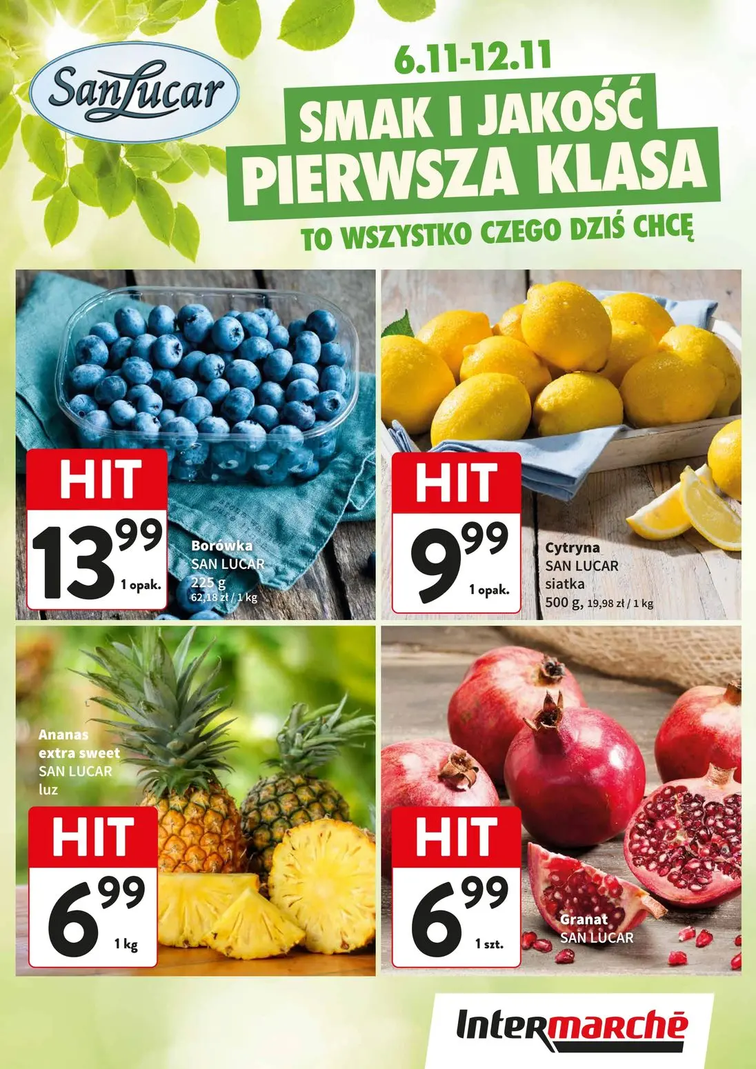 gazetka promocyjna Intermarche Świeże hity 🍍🍋🫐 - Strona 1