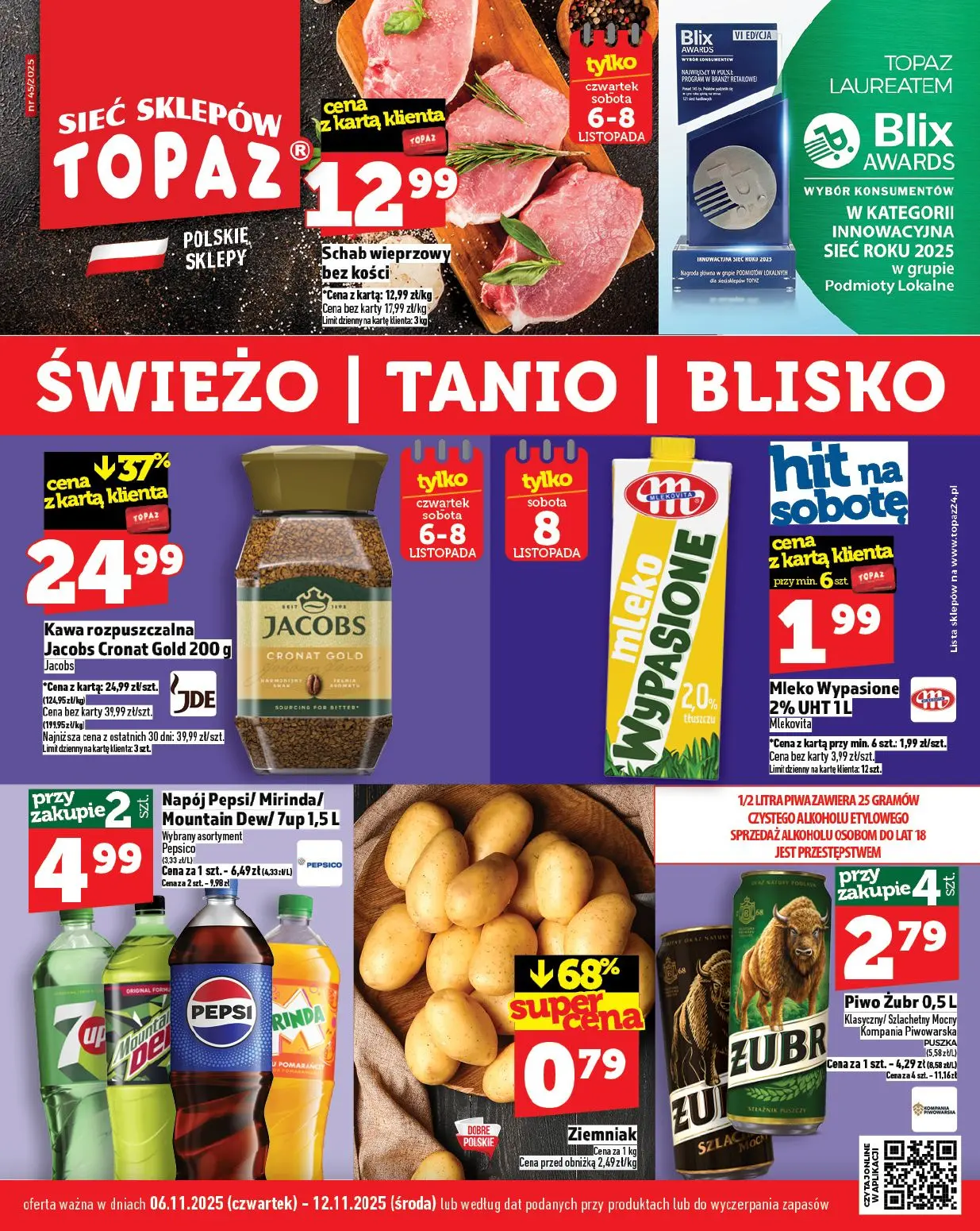 gazetka promocyjna Topaz Warszawa - Strona 1