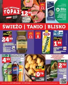Gazetka promocyjna Topaz, ważna od 2025-11-06 do 2025-11-12.