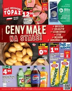 Gazetka promocyjna Topaz, ważna od 2025-11-06 do 2025-11-12.