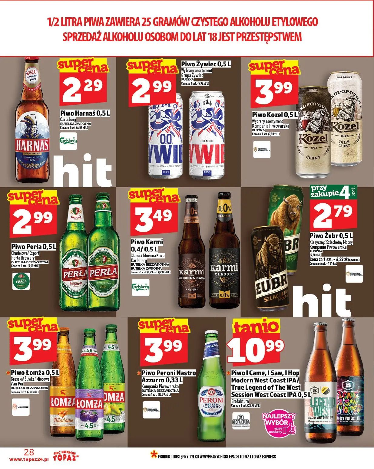 gazetka promocyjna Topaz Ceny małe - Strona 28