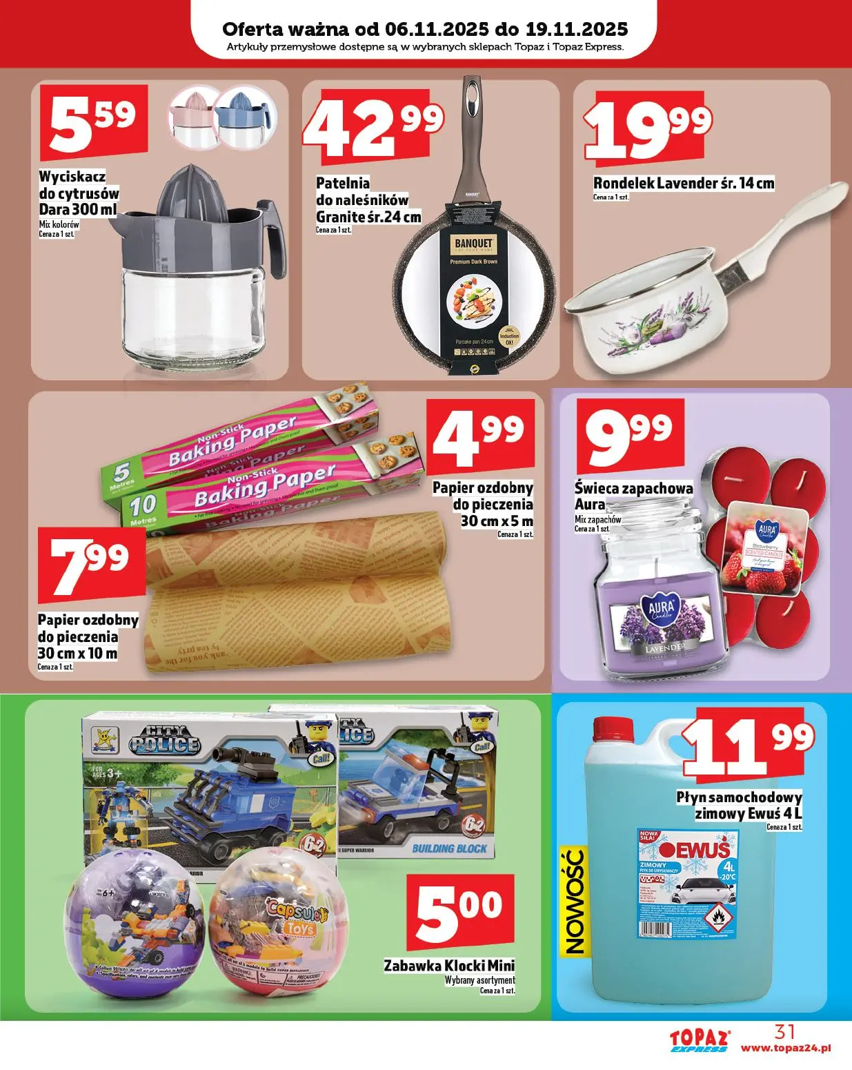gazetka promocyjna Topaz Express - Strona 31