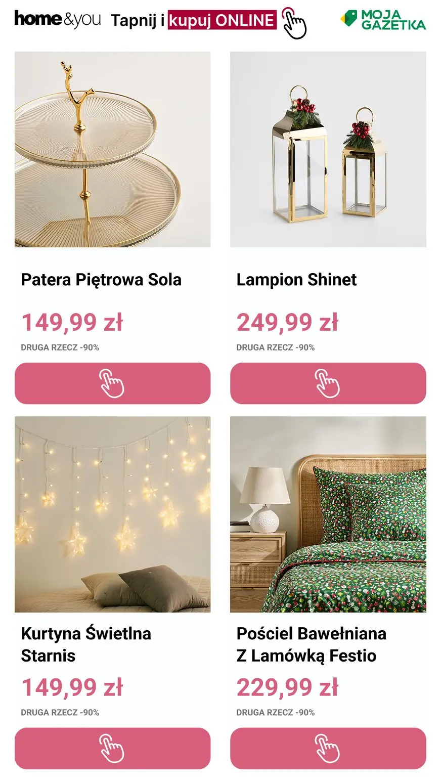 gazetka promocyjna home&you -90% na drugą rzecz! - Strona 4