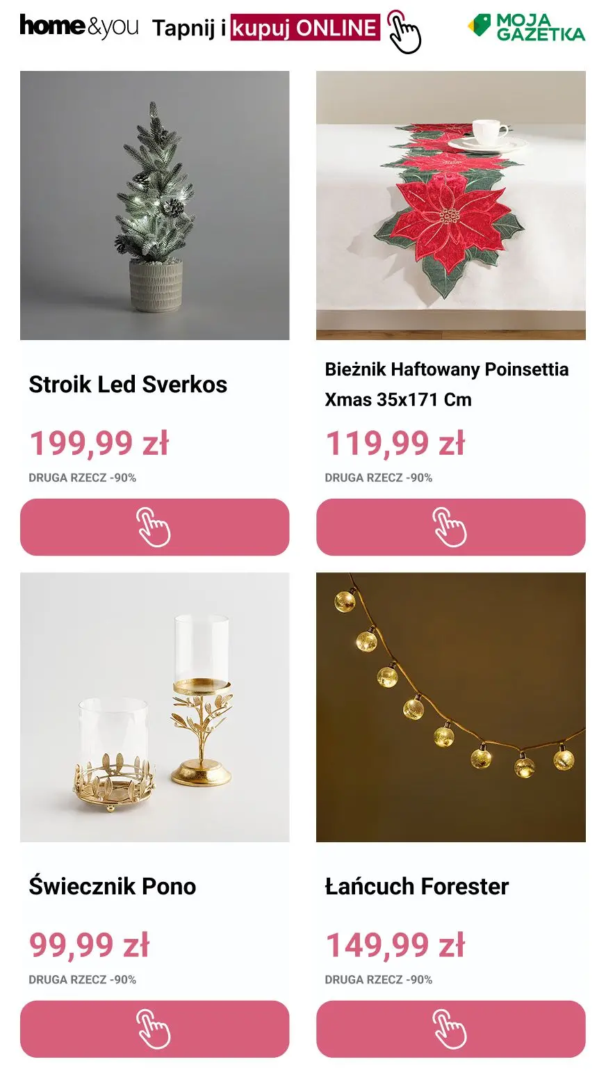 gazetka promocyjna home&you -90% na drugą rzecz! - Strona 12