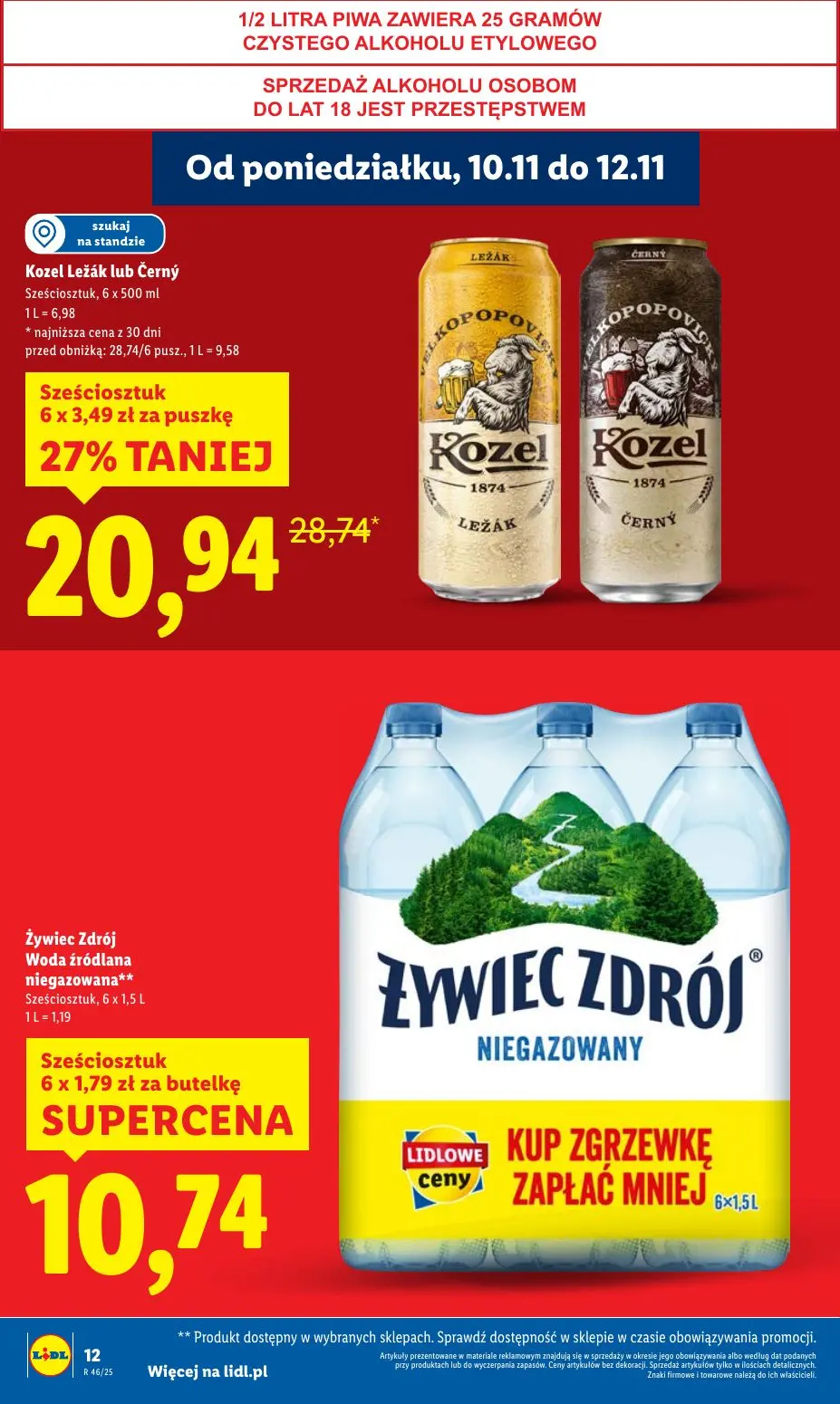gazetka promocyjna LIDL Od poniedziałku - Strona 12