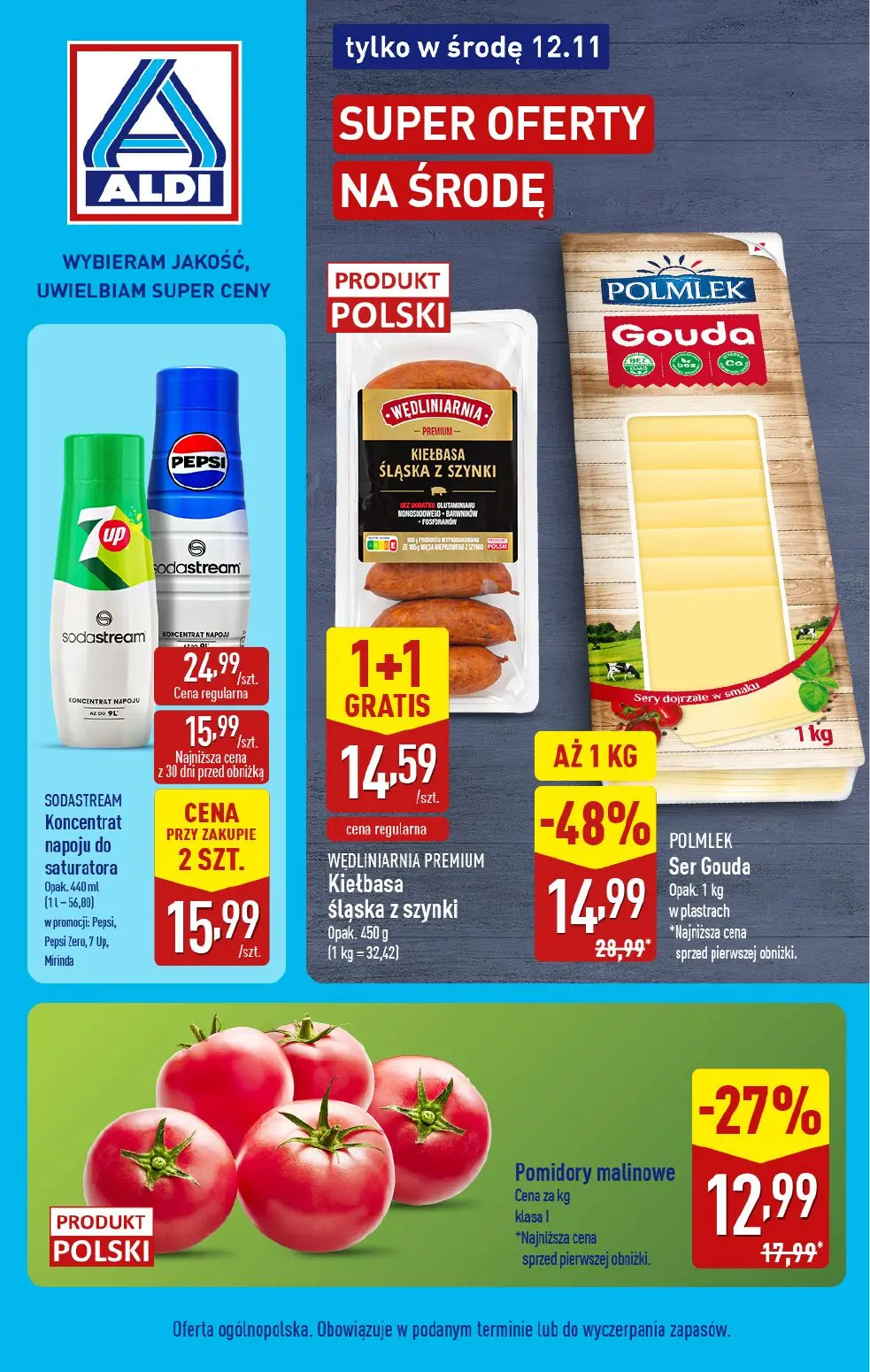 gazetka promocyjna ALDI Super ŚRODA - Strona 1