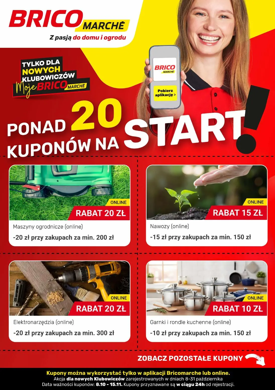 gazetka promocyjna BRICOMARCHE Ponad 20 kuponów na START - Strona 1