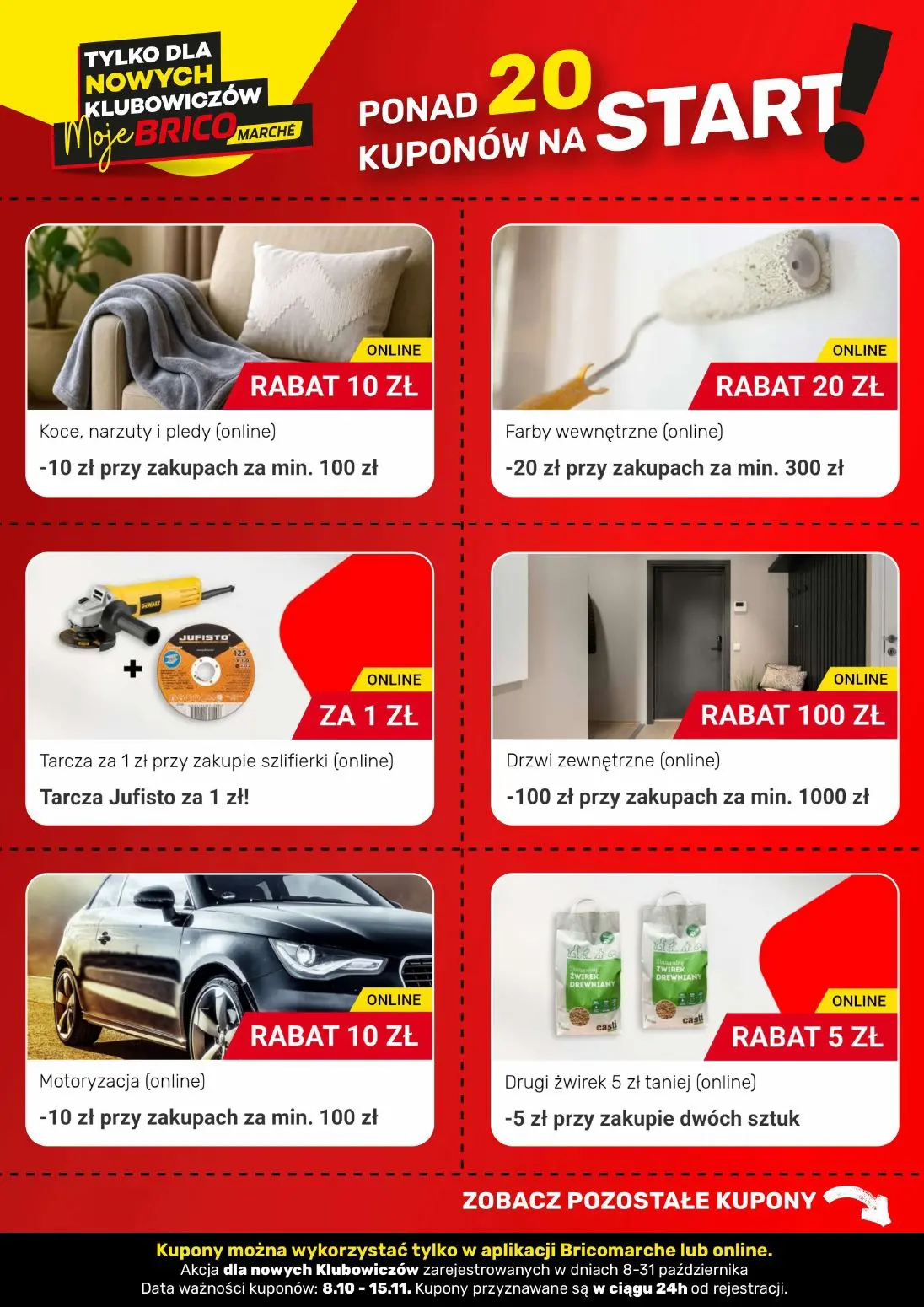 gazetka promocyjna BRICOMARCHE Ponad 20 kuponów na START - Strona 2