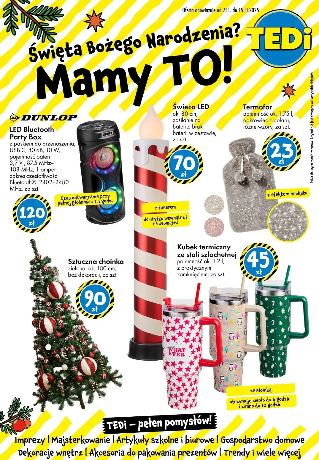 gazetka promocyjna TEDi Święta Bożego Narodzenia - Strona 1