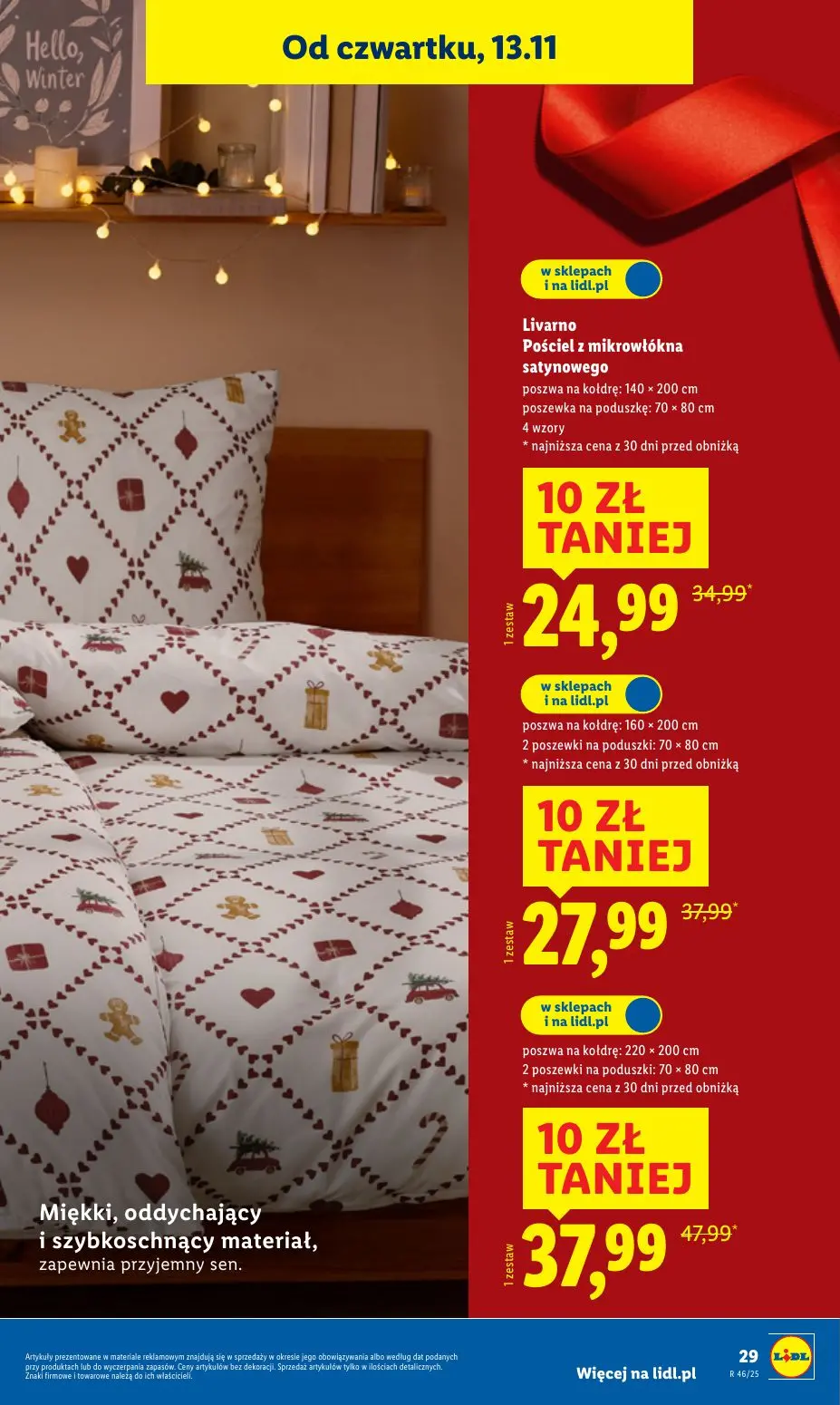 gazetka promocyjna LIDL Radosne Świeta - Strona 33
