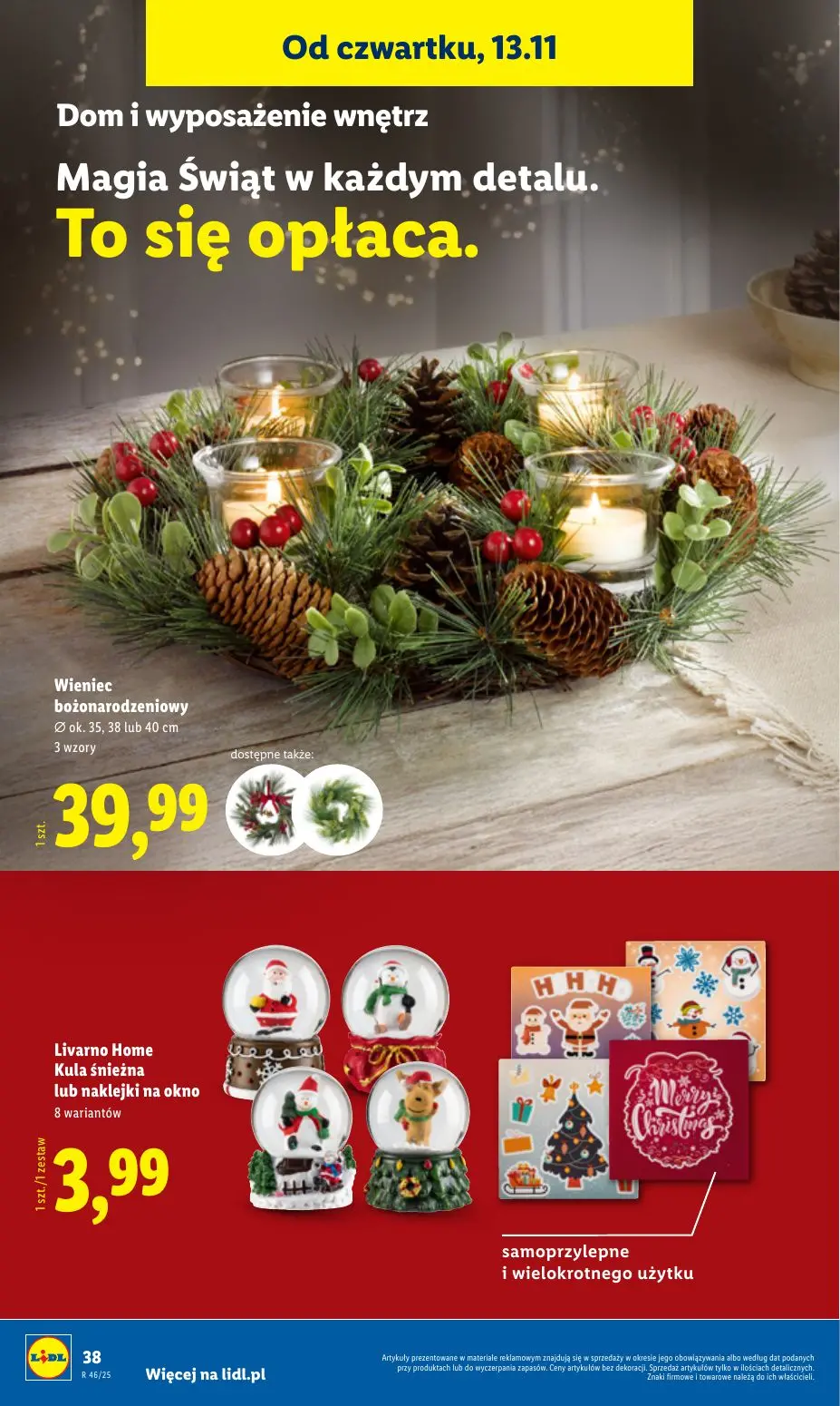 gazetka promocyjna LIDL Radosne Świeta - Strona 42
