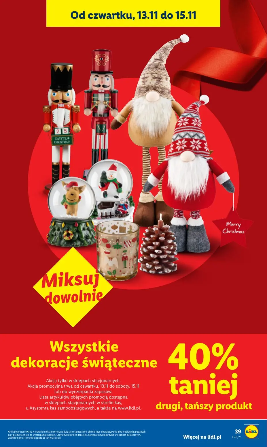 gazetka promocyjna LIDL Radosne Świeta - Strona 43