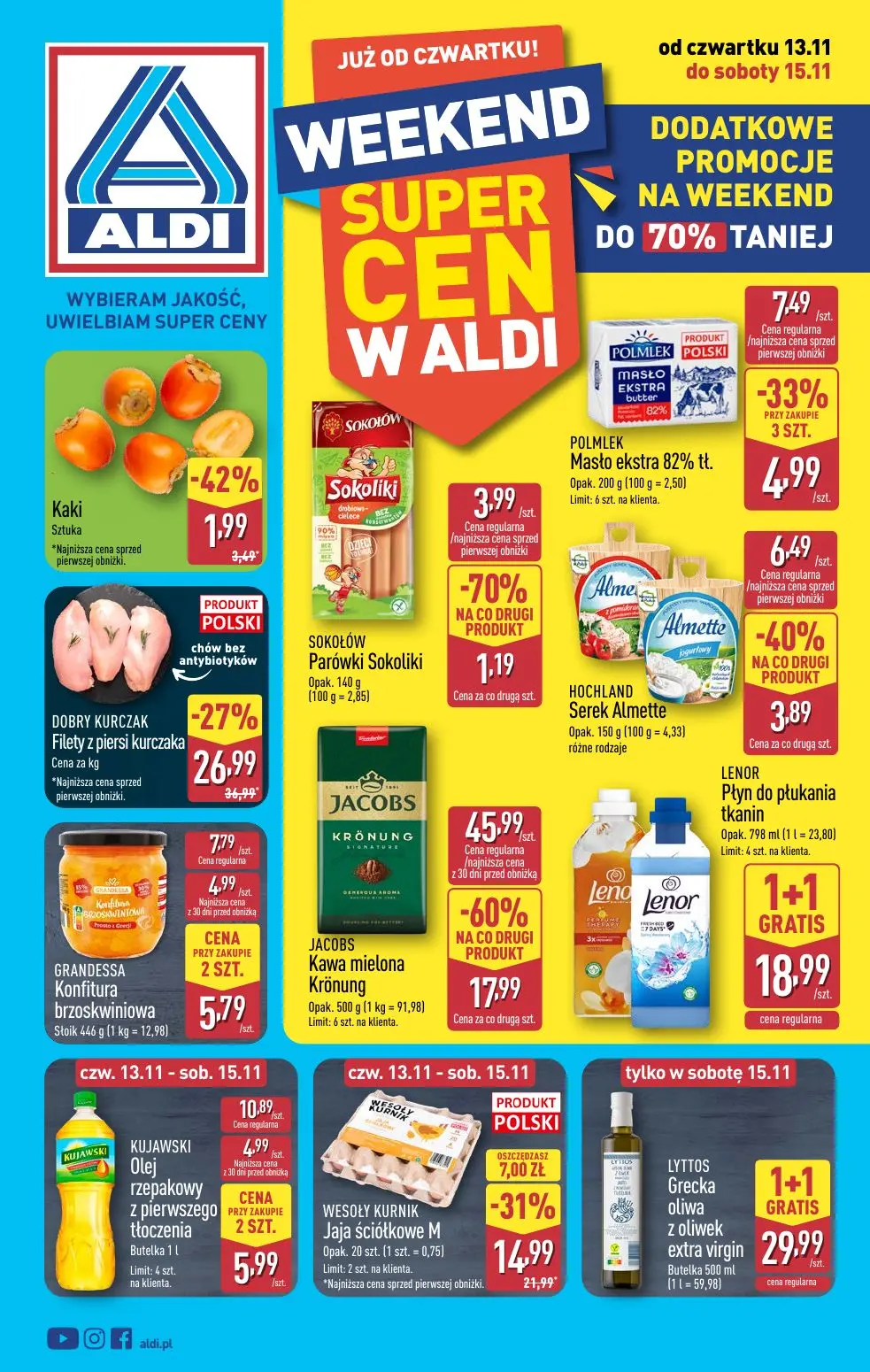 gazetka promocyjna ALDI Weekend super cen - Strona 1
