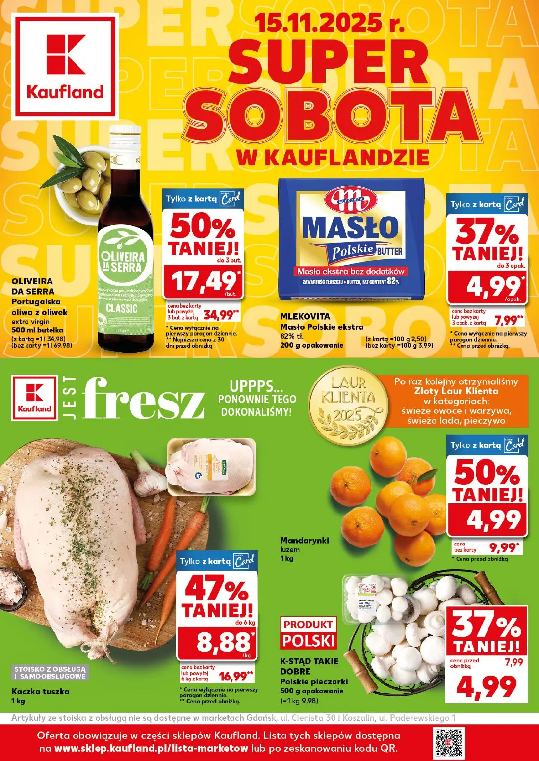 gazetka promocyjna Kaufland Super Sobota - Strona 1