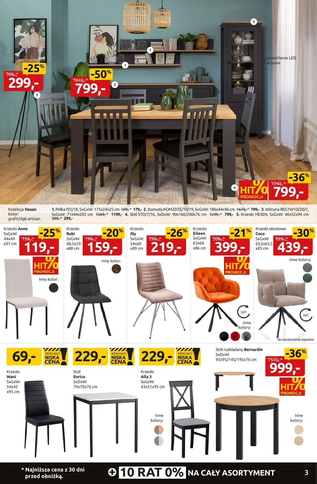 gazetka promocyjna Black Red White Black Weeks do -55% na setki mebli i dodatków - Strona 3