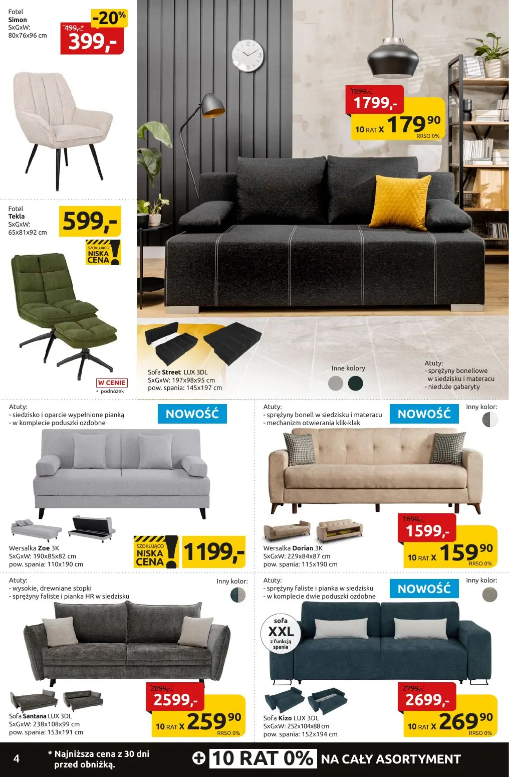 gazetka promocyjna Black Red White Black Weeks do -55% na setki mebli i dodatków - Strona 4