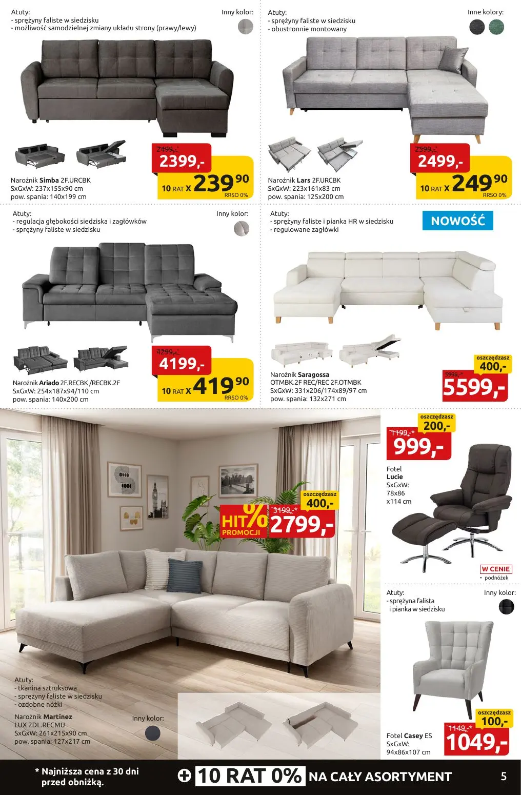 gazetka promocyjna Black Red White Black Weeks do -55% na setki mebli i dodatków - Strona 5