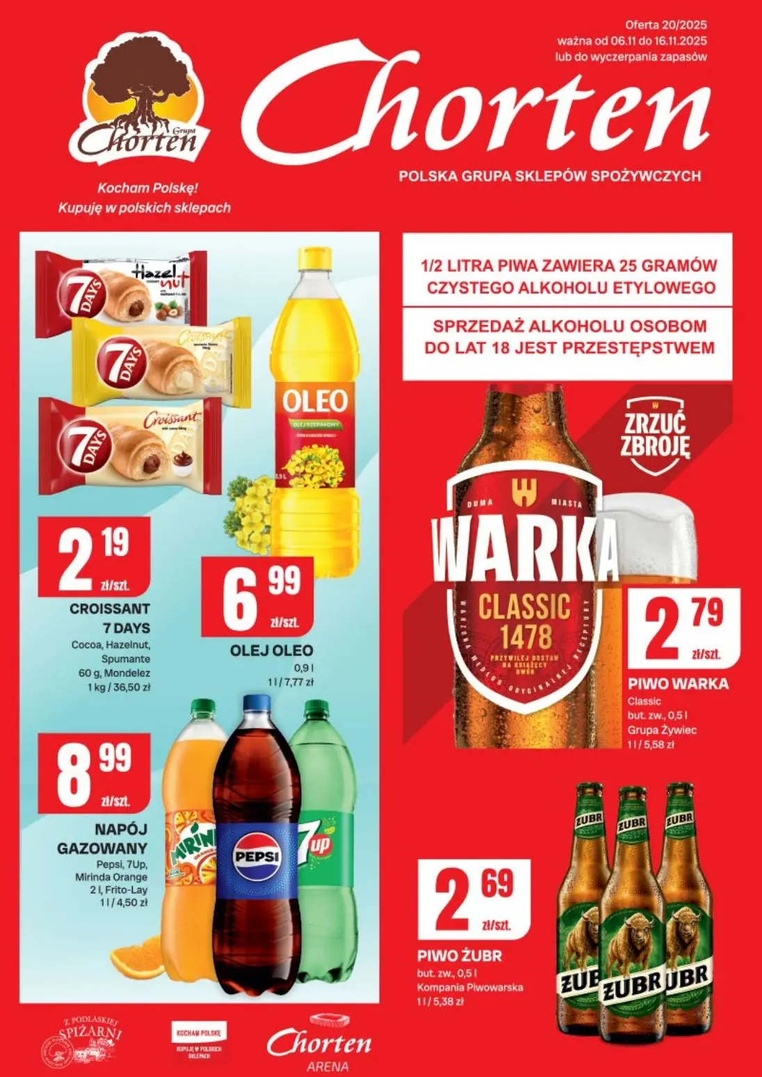 gazetka promocyjna Chorten Ciechanów - minimarket - Strona 1