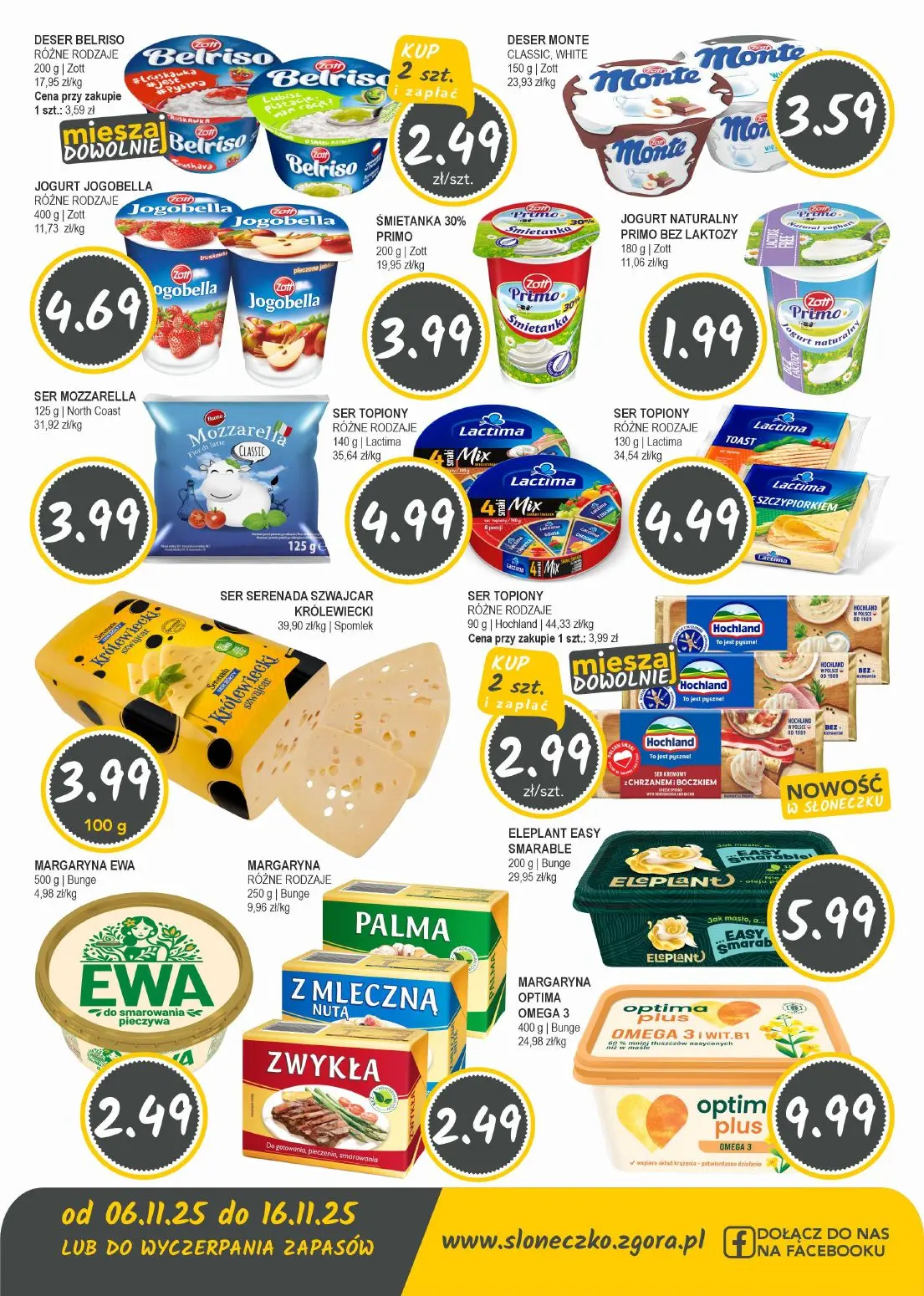 gazetka promocyjna Słoneczko Sklepy własne - województwo lubuskie, dolnośląskie i wielkopolskie - Strona 3