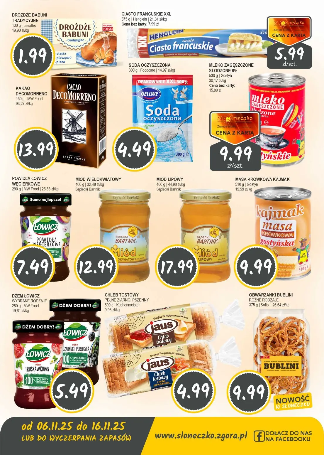 gazetka promocyjna Słoneczko Sklepy własne - województwo lubuskie, dolnośląskie i wielkopolskie - Strona 8
