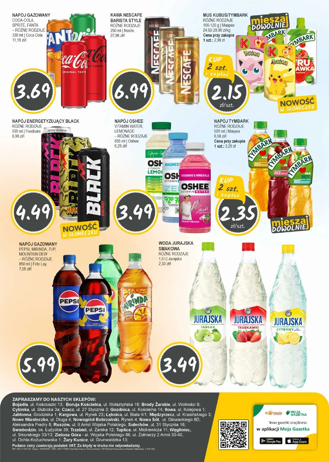 gazetka promocyjna Słoneczko Sklepy własne - województwo lubuskie, dolnośląskie i wielkopolskie - Strona 12