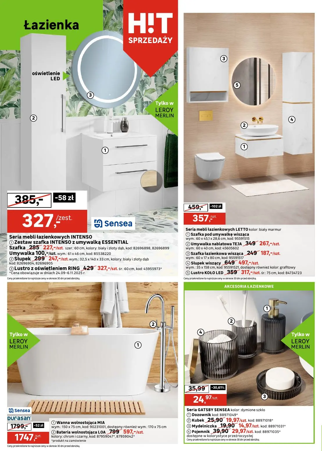 gazetka promocyjna Leroy Merlin Nowa łazienka - Strona 2