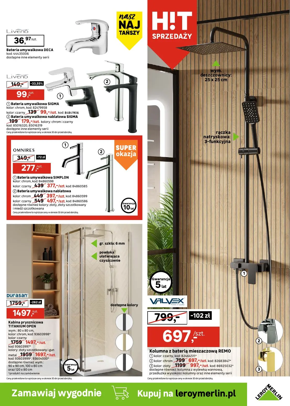 gazetka promocyjna Leroy Merlin Nowa łazienka - Strona 3