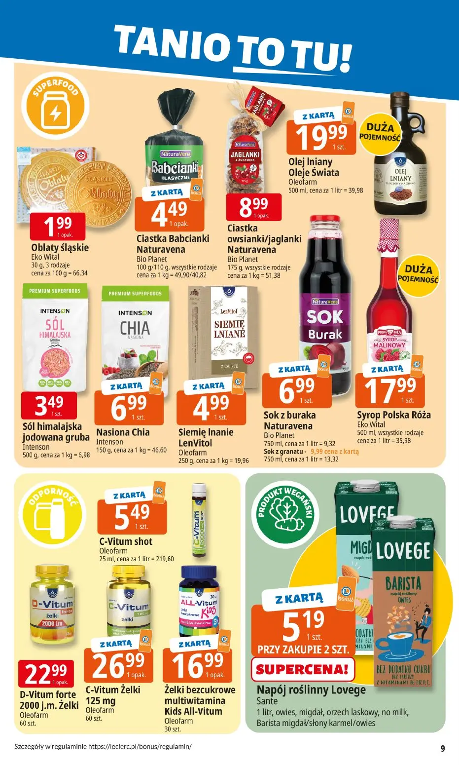 gazetka promocyjna E.Leclerc Tanio to tu! - Strona 9
