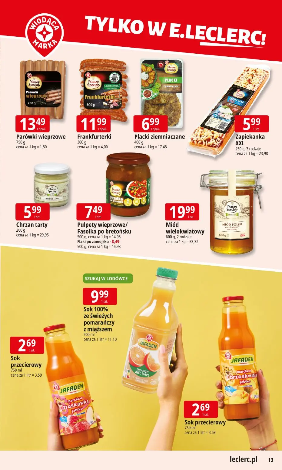 gazetka promocyjna E.Leclerc Tanio to tu! - Strona 13