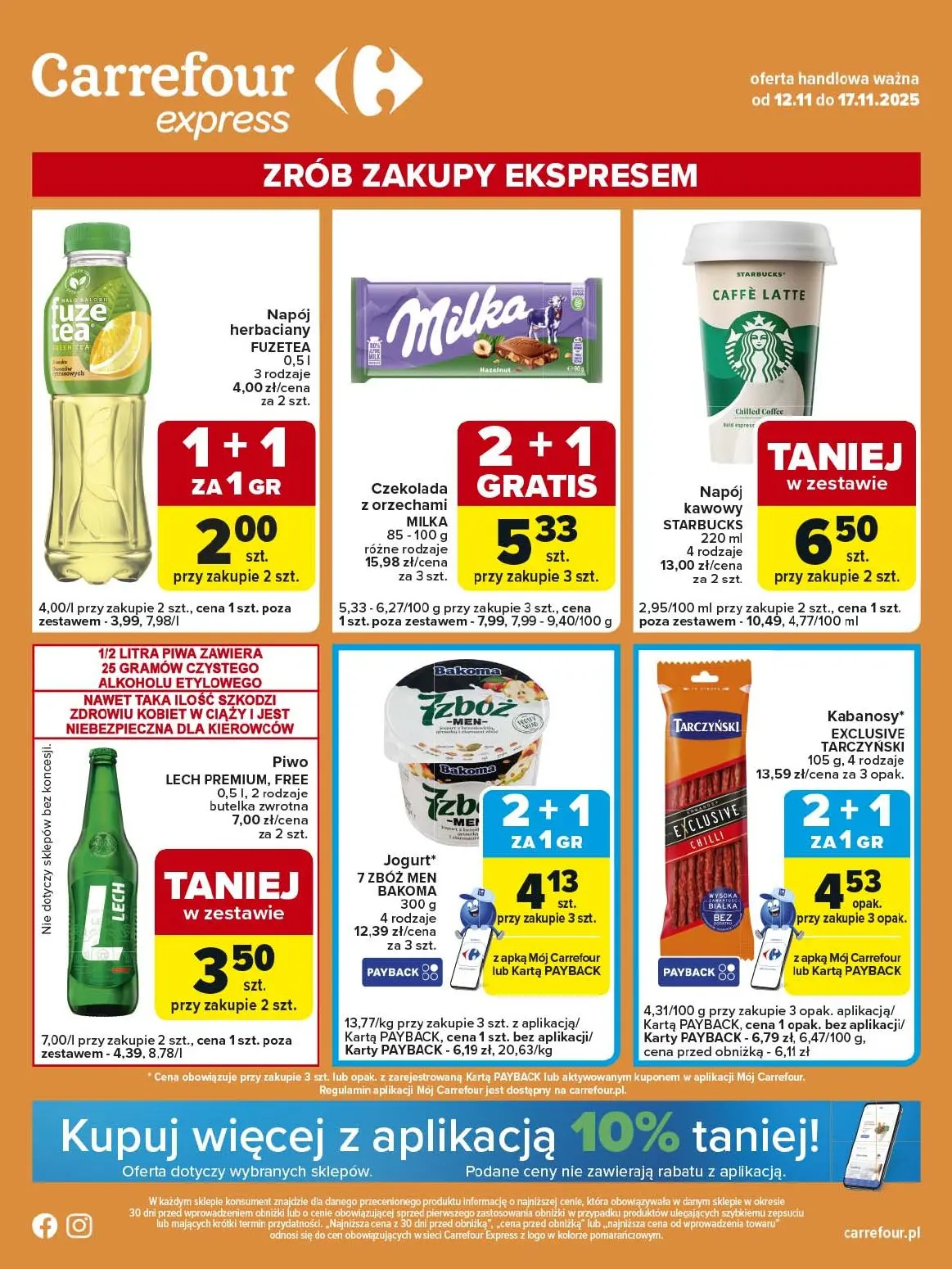 gazetka promocyjna Carrefour Express Zrób zakupy ekspresem - Strona 1