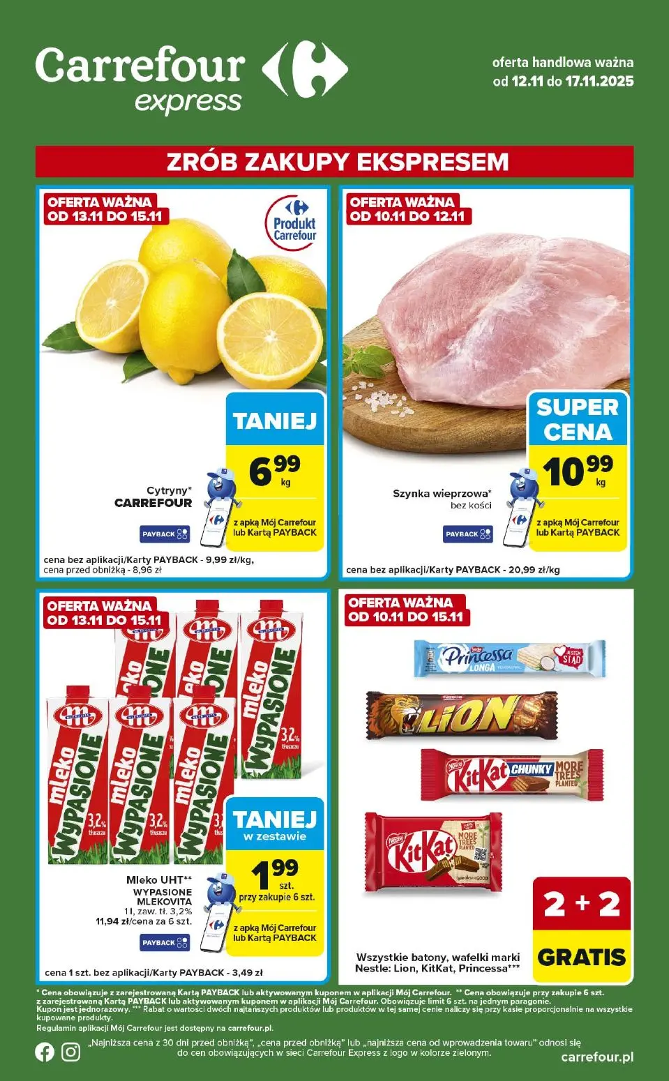 gazetka promocyjna Carrefour Express Zrób zakupy ekspresem - Strona 1