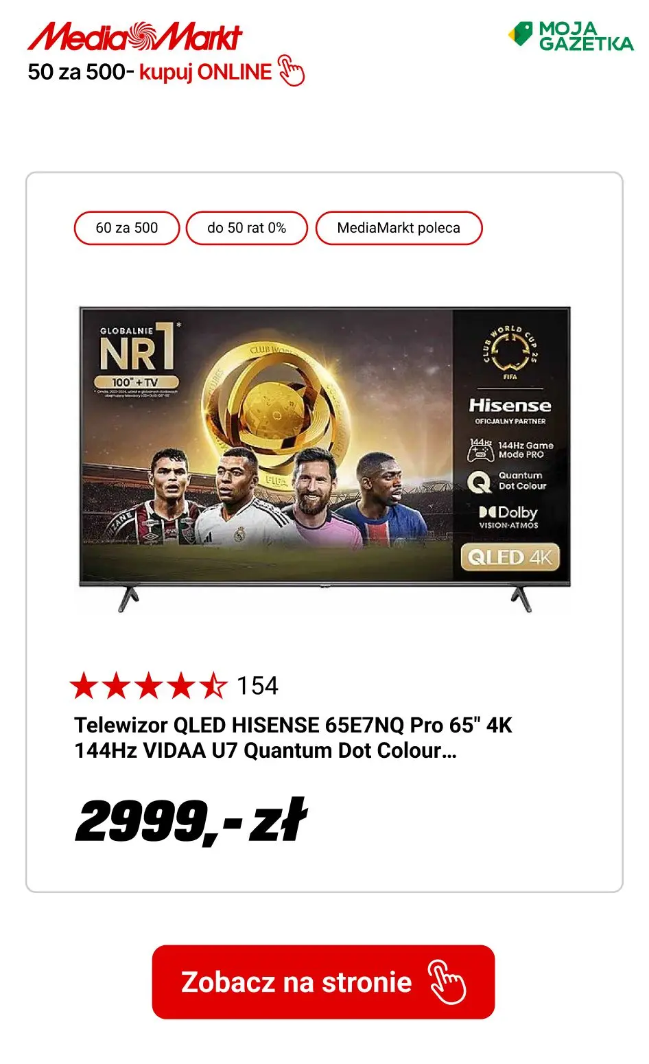 gazetka promocyjna Media Markt Zgarnij 60 zł rabatu za każde wydane 500 zł! - Strona 6