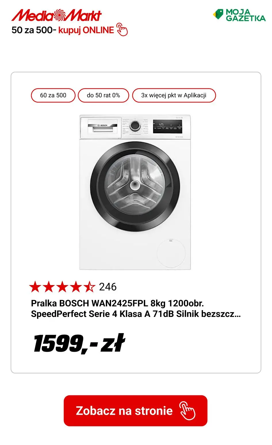 gazetka promocyjna Media Markt Zgarnij 60 zł rabatu za każde wydane 500 zł! - Strona 7