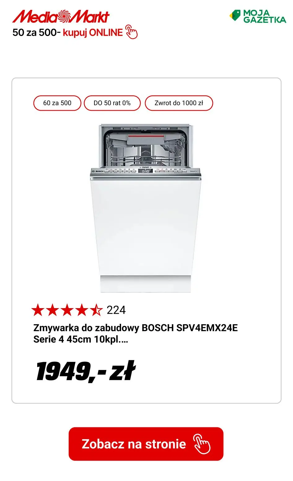 gazetka promocyjna Media Markt Zgarnij 60 zł rabatu za każde wydane 500 zł! - Strona 10