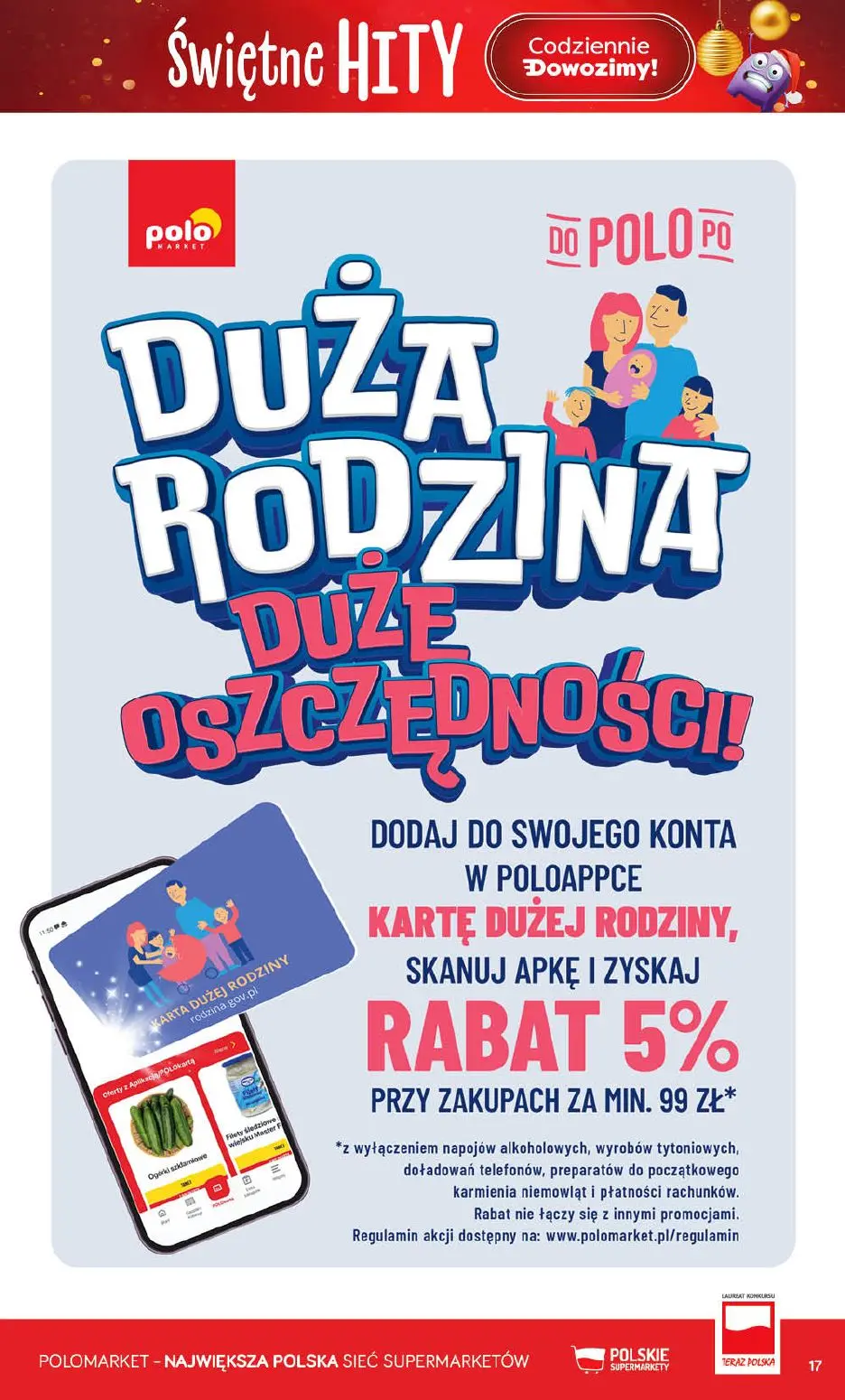 gazetka promocyjna POLOmarket Świętne hity - Strona 17