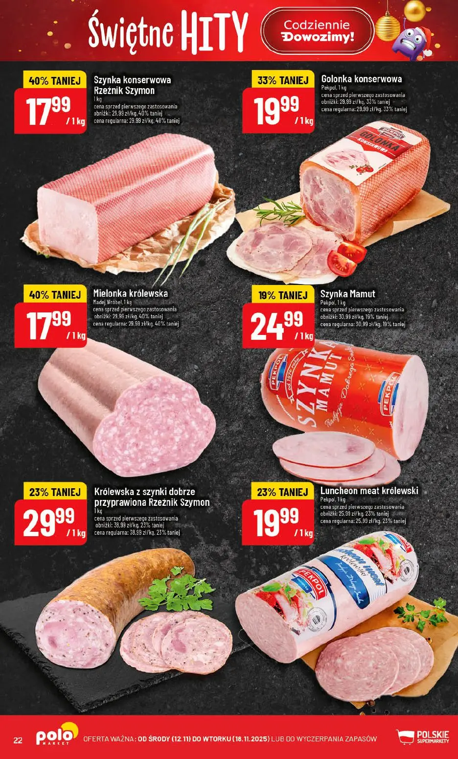 gazetka promocyjna POLOmarket Świętne hity - Strona 22