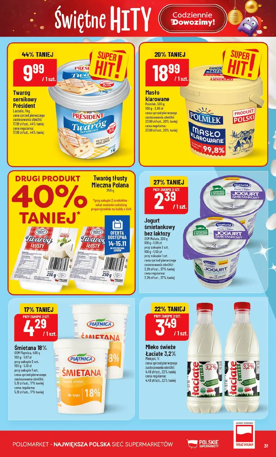 gazetka promocyjna POLOmarket Świętne hity - Strona 31