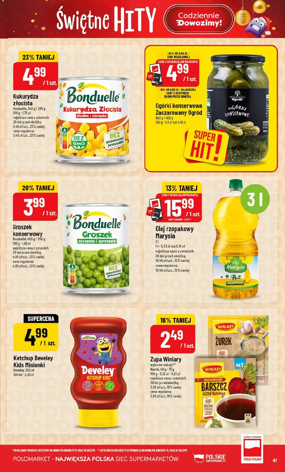 gazetka promocyjna POLOmarket Świętne hity - Strona 41