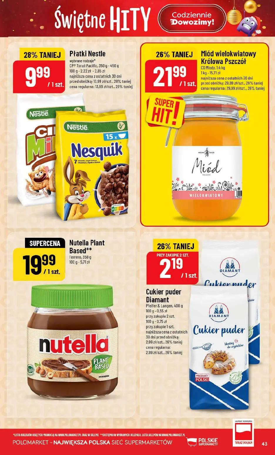 gazetka promocyjna POLOmarket Świętne hity - Strona 43
