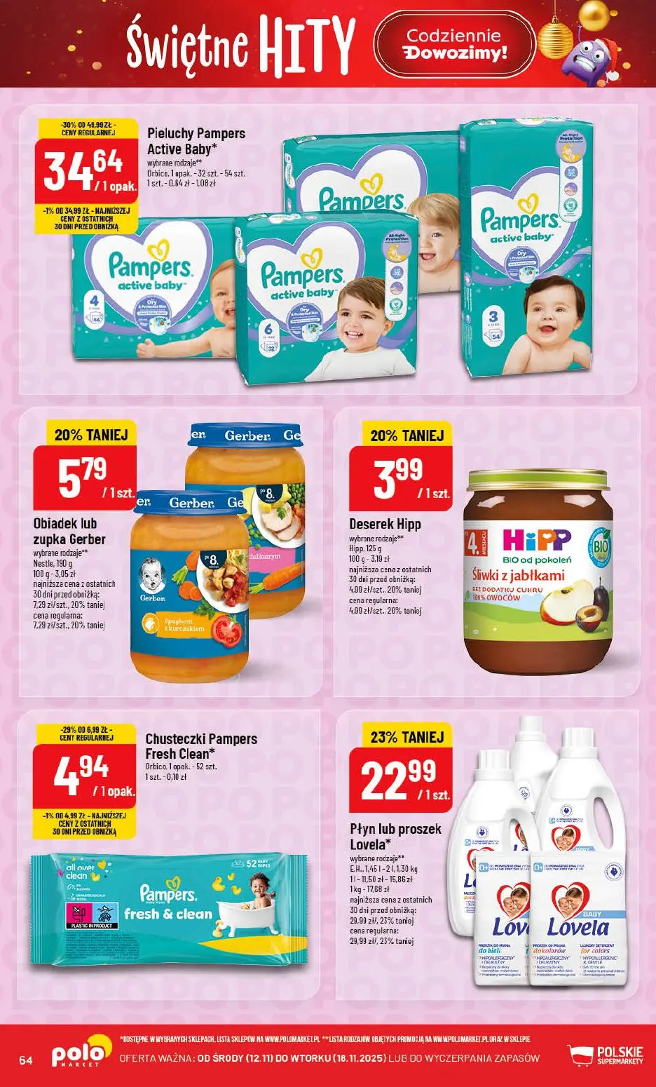 gazetka promocyjna POLOmarket Świętne hity - Strona 64
