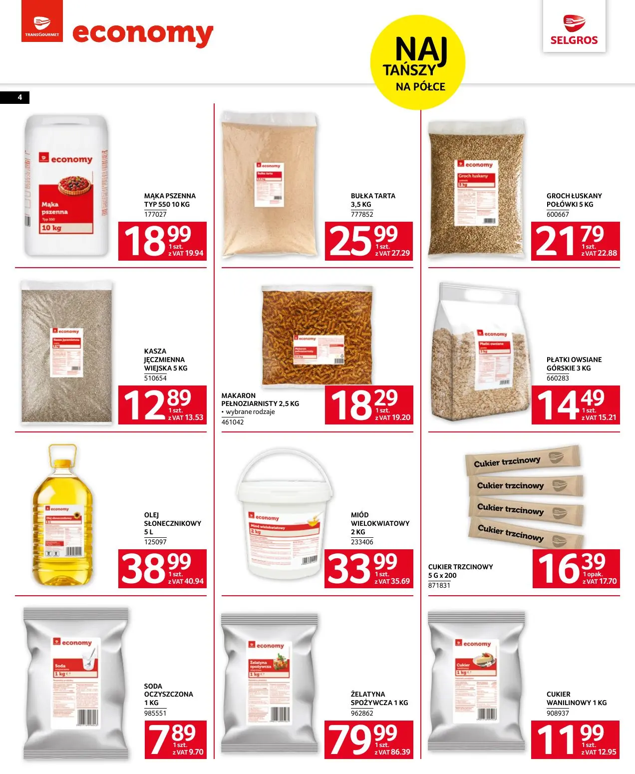 gazetka promocyjna SELGROS Katalog marki własne - Strona 4