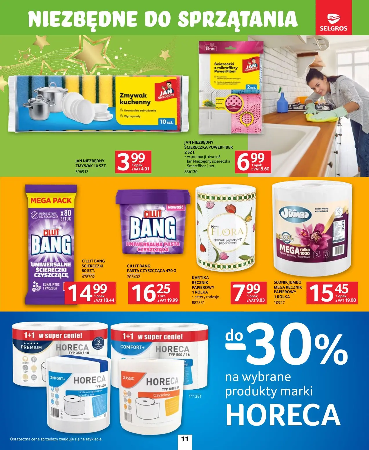 gazetka promocyjna SELGROS Katalog sprzątanie - Strona 11