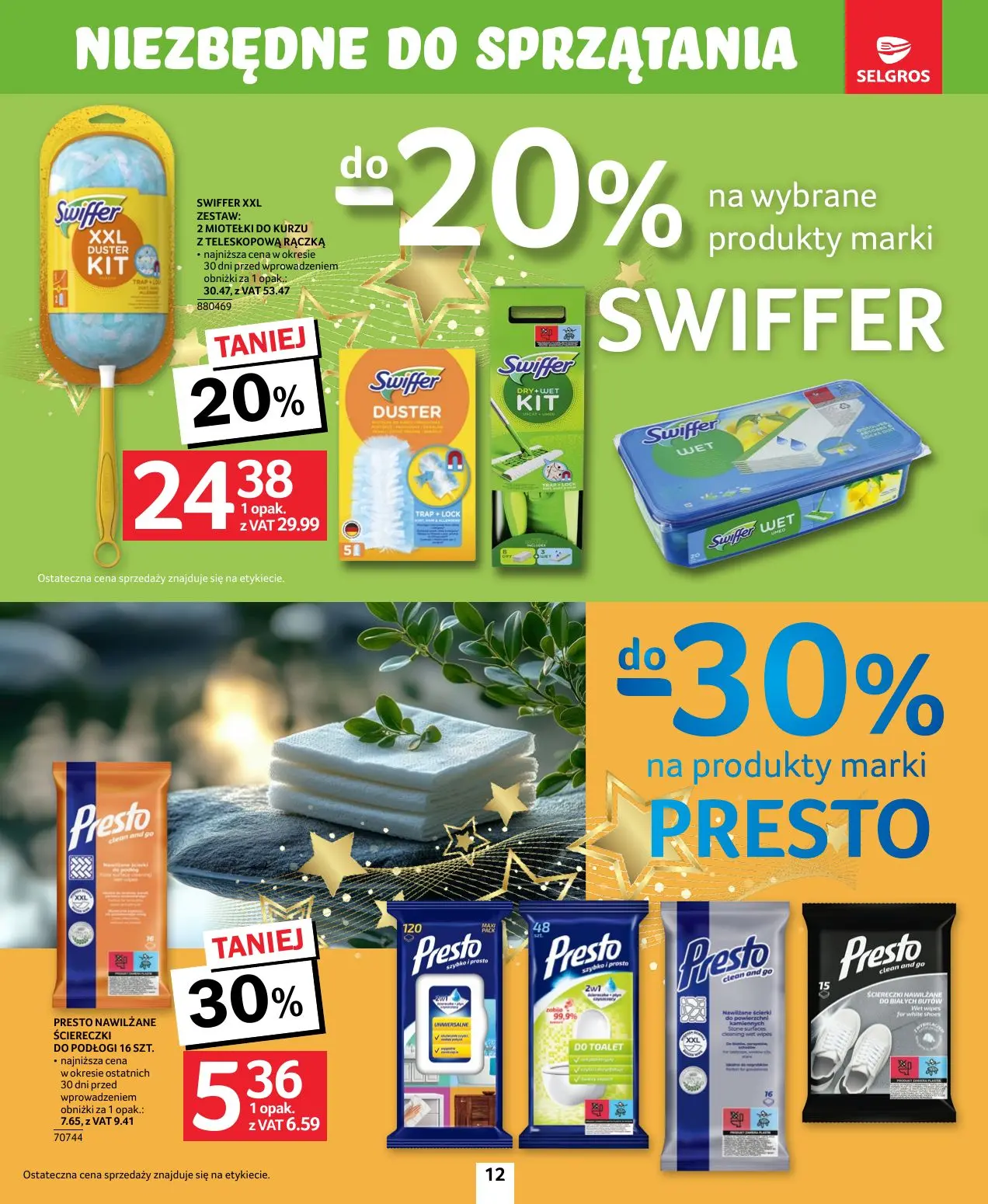 gazetka promocyjna SELGROS Katalog sprzątanie - Strona 12