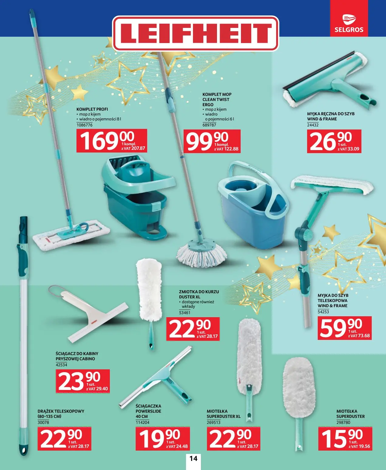 gazetka promocyjna SELGROS Katalog sprzątanie - Strona 14