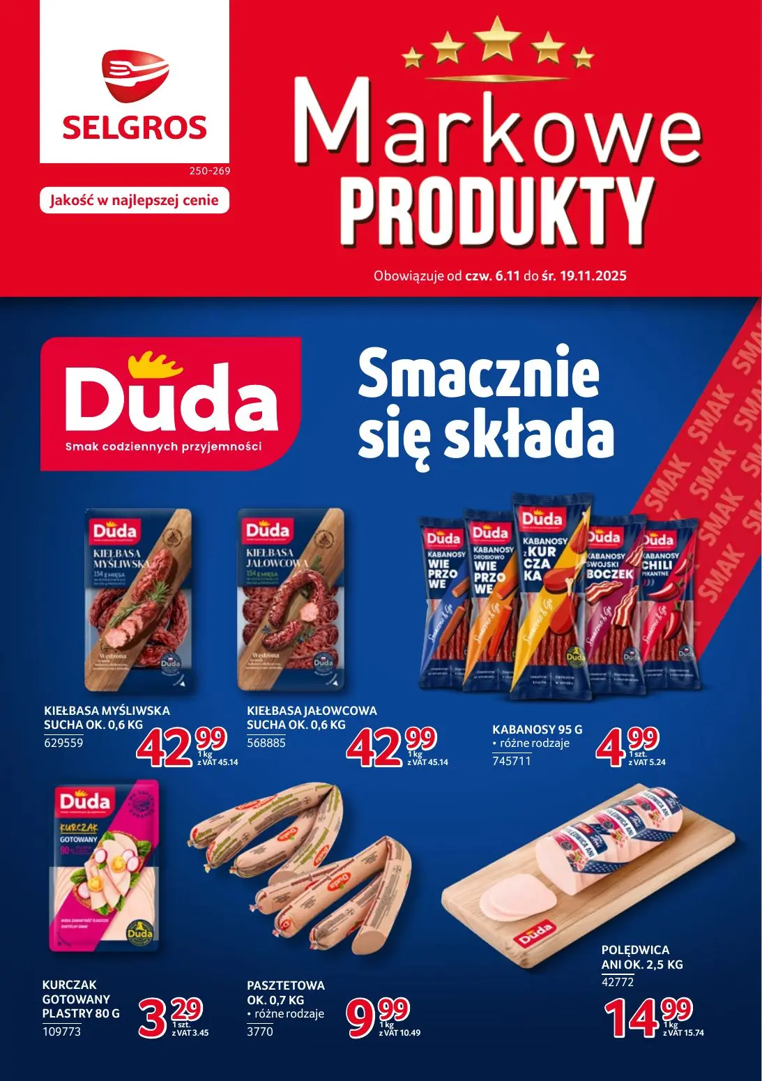 gazetka promocyjna SELGROS Markowe produkty - Strona 1