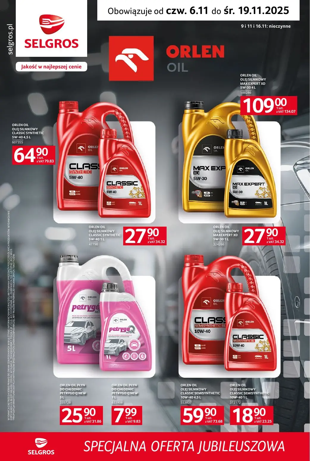 gazetka promocyjna SELGROS Specjalna oferta jubileuszowa - Strona 1