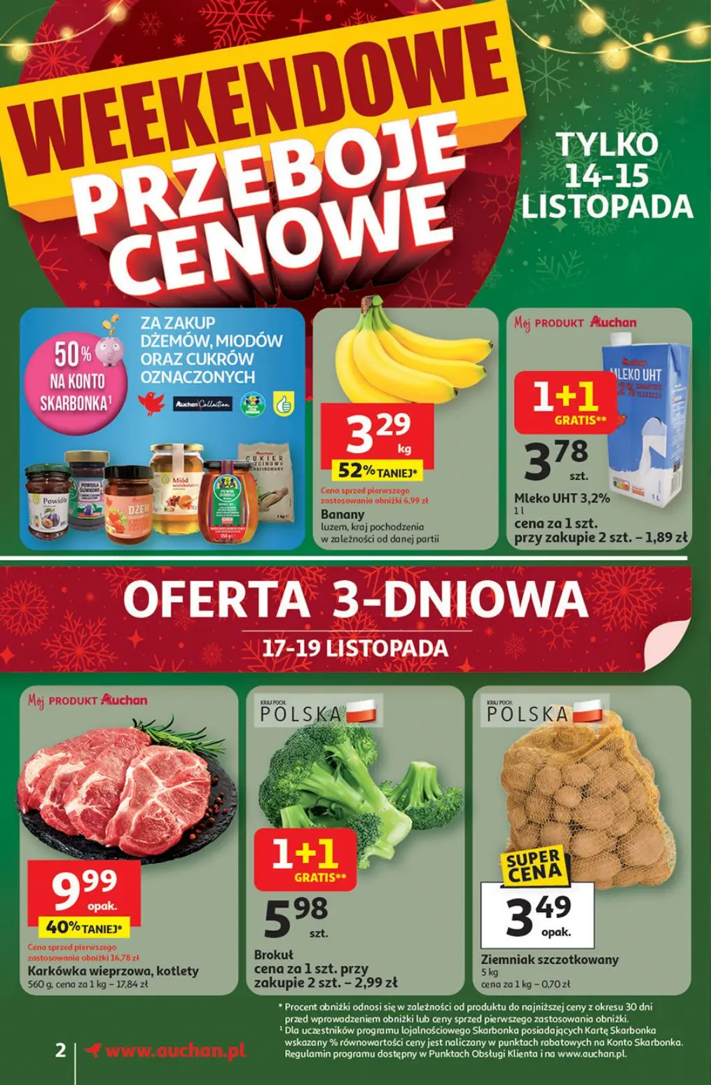 gazetka promocyjna Auchan Supermarket Święta jak Babcię kocham - Strona 2