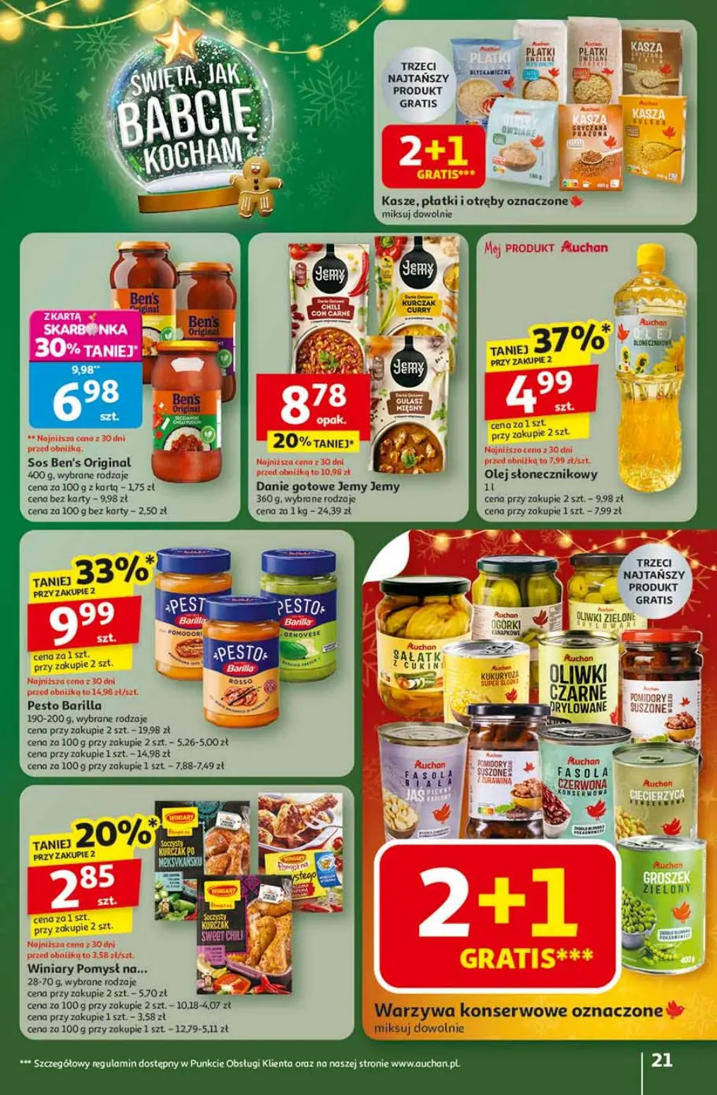 gazetka promocyjna Auchan Święta jak Babcię kocham - Strona 21